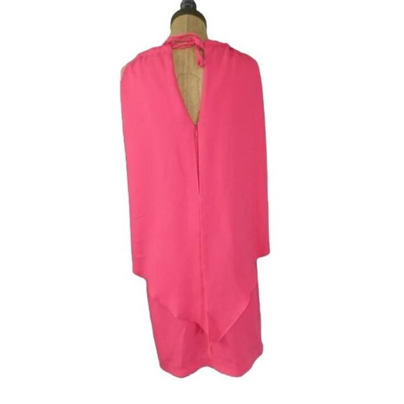 Trina Turk Size S Small Hot Pink Gladiator Style Lined Dress - Picture 3 of 3